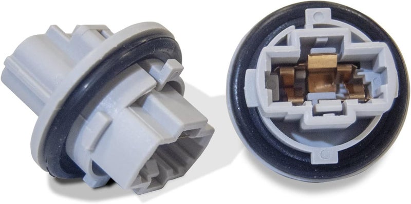 Autoacc Front Turn Signal Light Bulb Plug Socket Compatible with Toyota 2005-2021 Tundra, 2005-2016 Tacoma, 2008-2018 Sequoia, 2003-2006 4Runner, 2009-2017 Venza (Pack of 2) - Image 1